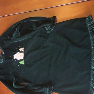 Holiday, Sophie Rose, Deep green dress 4T,